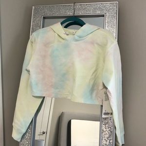 Lululemon tie dye all yours cropped hoodie